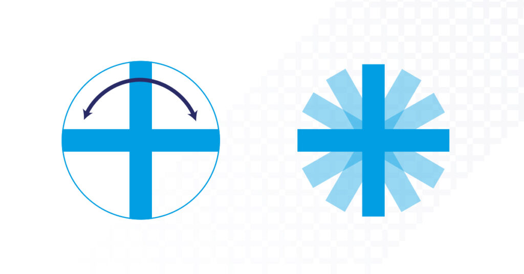 Nowa strategia marki łazienka+ - nowa identyfikacja wizualana - ewolucja logo - case study